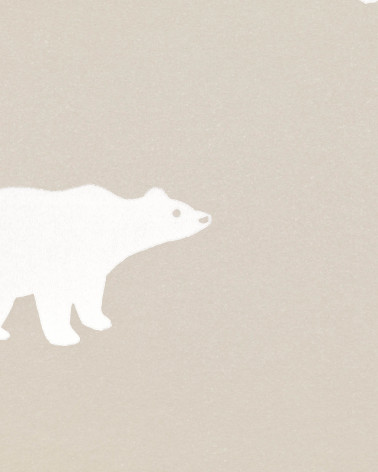 Papel Pintado con estilo Infantil modelo Arctic Bear Wallcovering de la marca Villa Nova