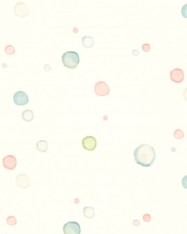 Papel Pintado con estilo Infantil modelo Bubbles Wallcovering de la marca Villa Nova