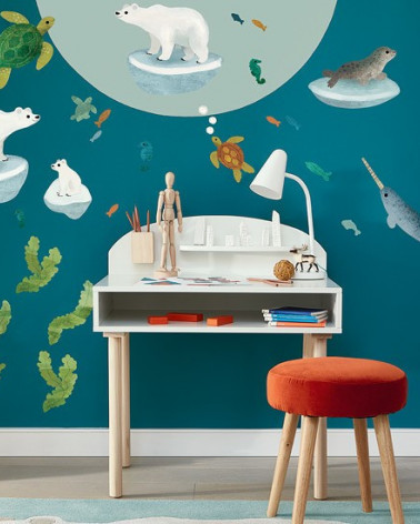 Papel Pintado con estilo Infantil modelo Ocean Antics Wall Stickers de la marca Villa Nova