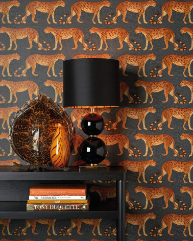 Papel Pintado con estilo Tropical modelo Leopard Walk de la marca Cole & Son