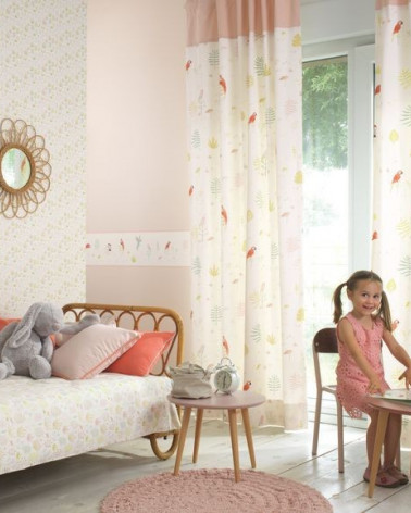 Papel Pintado con estilo Infantil modelo HAPPY DREAMS FRISE TROPICAL de la marca Casadeco