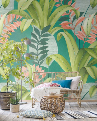 Mural con estilo Tropical modelo Botanica de la marca Casadeco