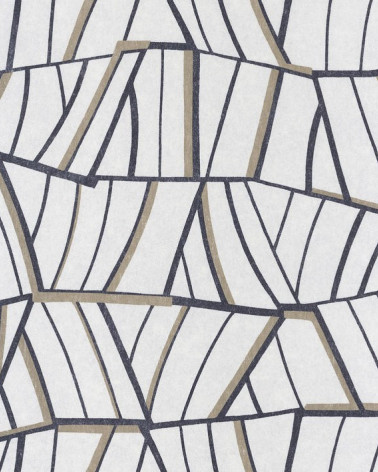 Papel Pintado con estilo Geometrico modelo LALIQUE de la marca Casamance