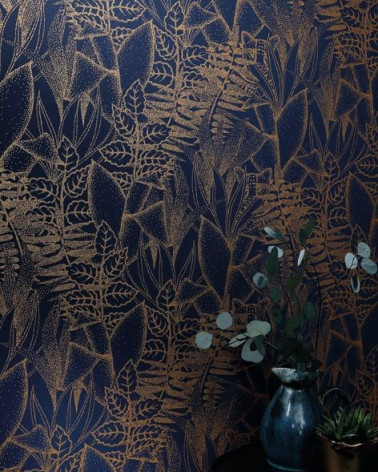 Papel Pintado con estilo Botánico modelo ALTAICA de la marca Casamance