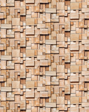 Murales Woods Panoramique Cubes de estilo Texturas de la marca Casadeco