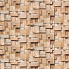 Murales Woods Panoramique Cubes de estilo Texturas de la marca Casadeco