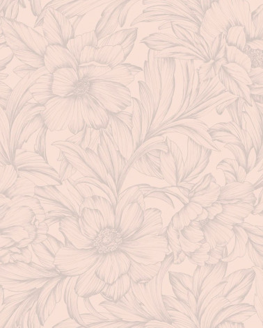Papel Pintado Florescence Monceau de estilo Flores de la marca Casadeco