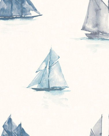 Papel Pintado Fregate de estilo Marinero de la marca Casadeco